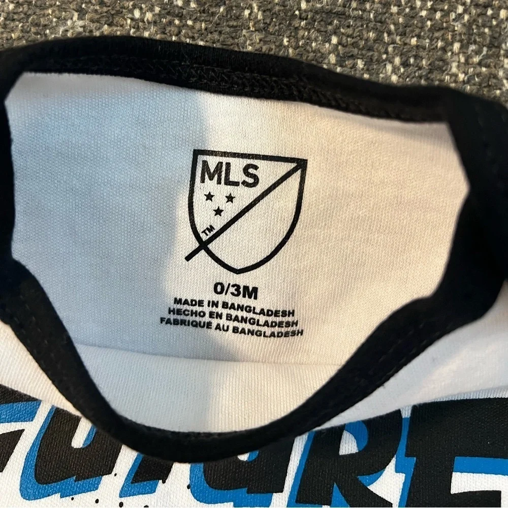 Charlotte Football Club Future Champ 0/3mo Bodysuit